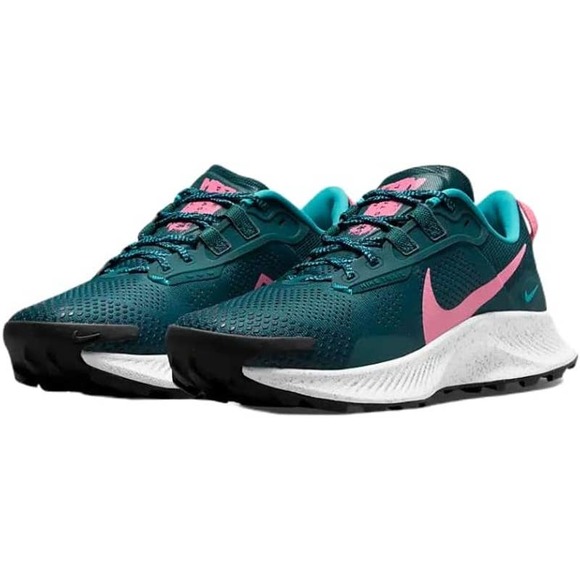 NEW Nike Pegasus Trail 3 Gore-Tex Sneakers Dark Teal Green/Pink Glow Size 6.5 - Picture 3 of 10